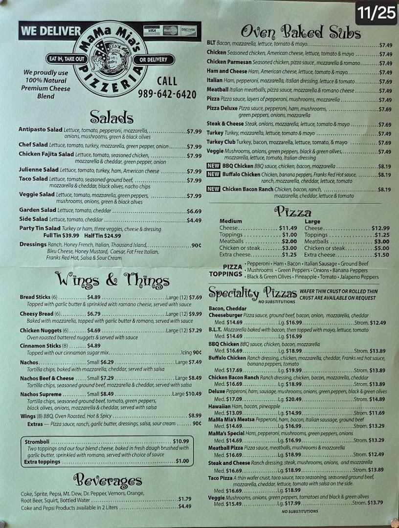 Ma Ma Mia's Pizzeria