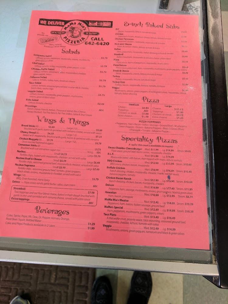 Ma Ma Mia's Pizzeria Menu image 4